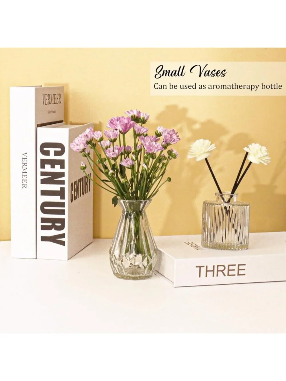 36Pcs Vintage Glass Bud Vases Set - Cute Clear Bottles for Rustic Decor